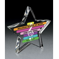 Halo Star Crystal Award (4"x4"x3/4")